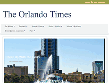 Tablet Screenshot of orlando-times.com